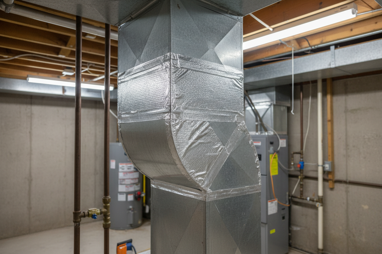 HVAC duct sealing
